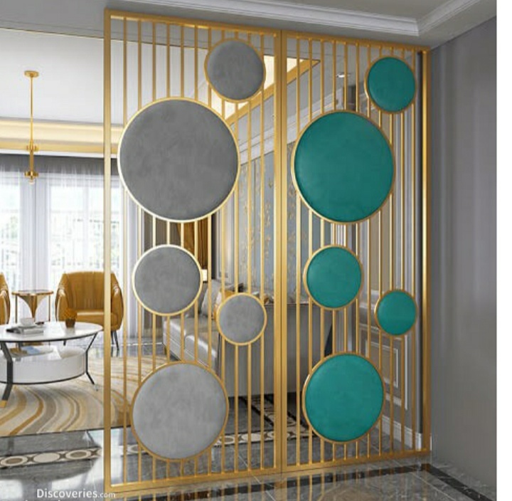 Golden Stainless Steel PVD Partition